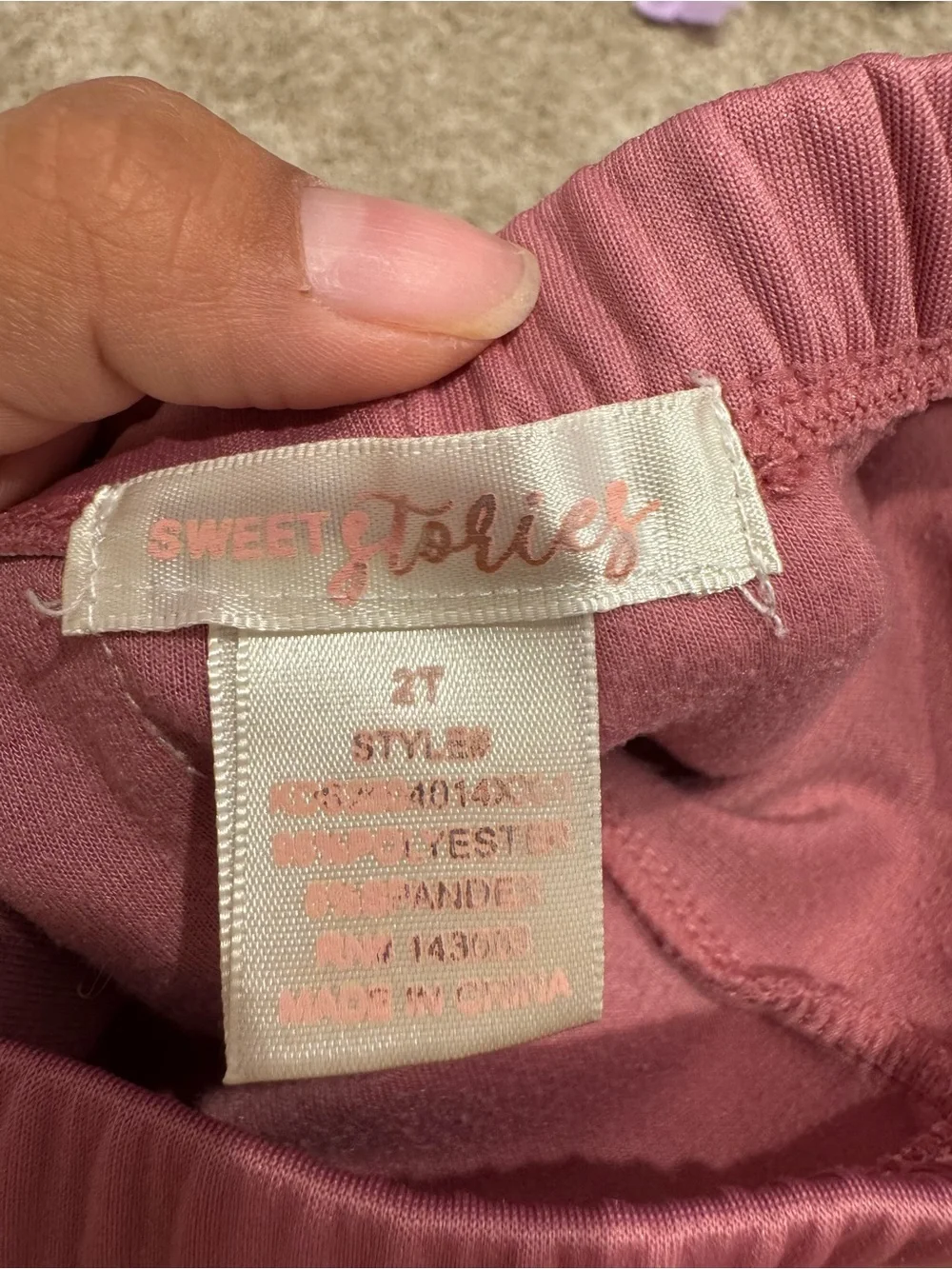 Sweet Storm Pink Bow Knit Sweater with Rose Leggings